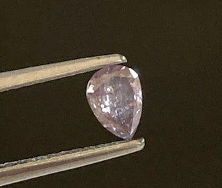 5.9mm/0.34CTW Fancy Light Pink I3 Clarity Pear Shaped Faceted Double Cut Loose Diamond For Ring, Natural Pink Untreated Diamond, DDS704/8