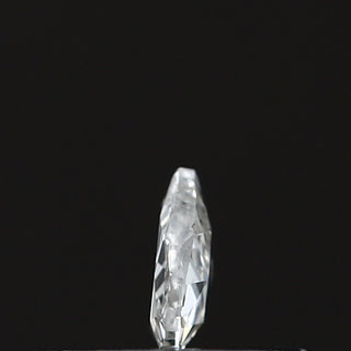 0.08CTW/3.9mm Clear White Pear Shaped Rose Cut Diamond Loose, Faceted Rose Cut Diamond Loose For Ring, DDS695/8