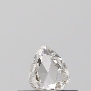 0.15CTW/4mm Clear White Pear Shaped Rose Cut Diamond Loose, Faceted Rose Cut Diamond Loose For Ring, DDS695/11