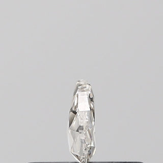0.15CTW/4mm Clear White Pear Shaped Rose Cut Diamond Loose, Faceted Rose Cut Diamond Loose For Ring, DDS695/11