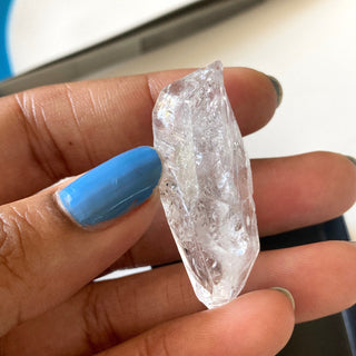 OOAK Huge 39x22mm Clear White Herkimer Diamond Loose, Raw Rough Herkimer Diamond Crystal Gemstone, Collectable Piece, GDS2123/6
