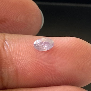 5mm/0.28CTW Fancy Light Pink I3 Clarity Oval Shaped Faceted Rose Cut Loose Diamond, Natural Untreated Pink Diamond Loose For Ring, DDS704/14