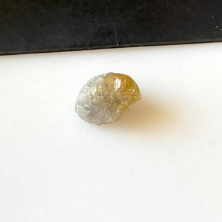 OOAK 1.80CTW 8.2mm Rare Natural Grey/Yellow Two Tone Raw Rough Diamond Loose, Rough Diamond For Ring Pendant, DDS722/15