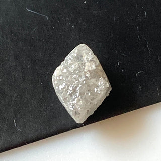 1.61CTW/8.7mm Natural White/Grey Fancy Kite Shape Conflict Free Earth Mined Raw Rough Diamond, Laser Cut Diamond Loose For Jewelry, DDS723/1