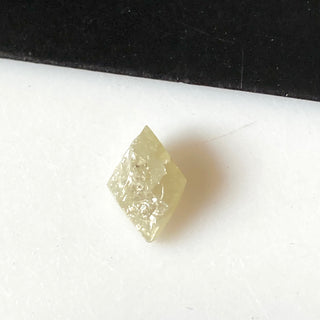 0.61CTW/7.6mm Natural White Fancy Kite Shaped Conflict Free Earth Mined Raw Rough Diamond, Laser Cut Diamond Loose For Jewelry, DDS723/17