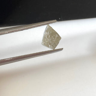 0.82CTW/7.5mm Natural Grey Fancy Kite Shaped Conflict Free Earth Mined Raw Rough Diamond, Laser Cut Diamond Loose For Jewelry, DDS723/19