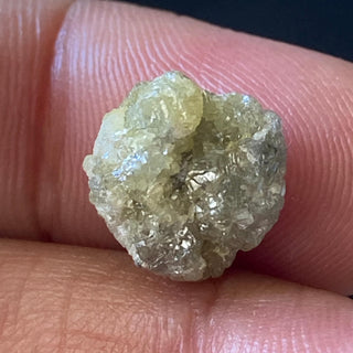 Huge 6.7CTW/13mm Natural Olive Green Yellow Raw Diamond, Raw Rough Uncut Diamond Loose For Jewelry, DDS722/8