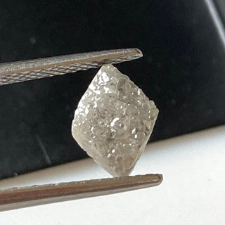 1.61CTW/8.7mm Natural White/Grey Fancy Kite Shape Conflict Free Earth Mined Raw Rough Diamond, Laser Cut Diamond Loose For Jewelry, DDS723/1