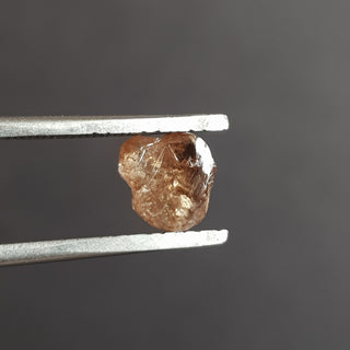 1 Piece 7mm/0.84CTW Cognac Champagne Brown Natural Rough Diamond Loose, Sparkly Conflict Free Rough Raw Diamond Jewelry, DDS719/15