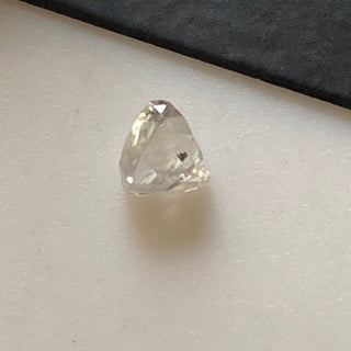 OOAK 4.8mm/0.88CTW Clear White Natural Trillion Shape Earth Mined Conflict Free Raw Rough Diamond Loose Diamond For Jewelry, DDS731/2