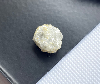 3.81CTW/9.9mm Natural White/Yellow Rough Raw Conflict Free Earth Mined Diamond Loose, Natural Collectible Loose Diamond Jewelry, DDS742/2