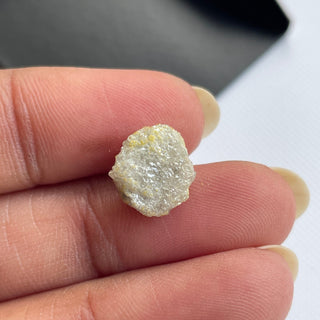 3.81CTW/9.9mm Natural White/Yellow Rough Raw Conflict Free Earth Mined Diamond Loose, Natural Collectible Loose Diamond Jewelry, DDS742/2