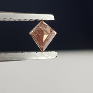 0.30CTW/4.8mm Natural Pink Purple Fancy Kite Shaped Rose Cut Diamond Loose, Certified Non Treated Natural Pink Diamond, DDS760/1