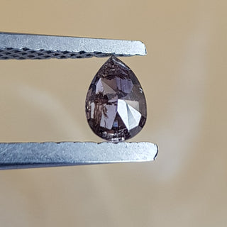 0.22CTW/4.9mm Clear Natural Brown Pink Pear Shaped Faceted Loose Diamond, Certified Non Treated Pink Diamond for Ring, DDS761/1