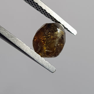 6.4mm/1.18CTW Natural Cognac Brown Raw Rough Diamond Loose Conflict Free Earth Mined Uncut Diamond Jewelry DDS765/6