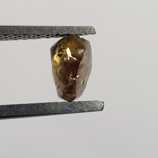 6.4mm/1.18CTW Natural Cognac Brown Raw Rough Diamond Loose Conflict Free Earth Mined Uncut Diamond Jewelry DDS765/6