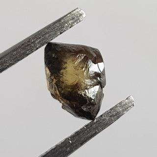 5.5mm/0.980CTW Natural Grey/Green Raw Rough Diamond Loose, Conflict Free Earth Mined Uncut Diamond Jewelry, DDS765/11