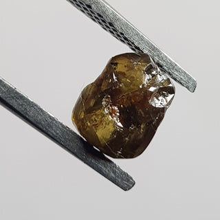 6mm/1.21 CTW Cognac Champagne Brown Natural Rough Diamond Loose, Sparkly Conflict Free Raw Uncut Diamond Jewelry, DDS765/12