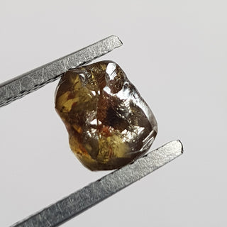 6mm/1.21 CTW Cognac Champagne Brown Natural Rough Diamond Loose, Sparkly Conflict Free Raw Uncut Diamond Jewelry, DDS765/12