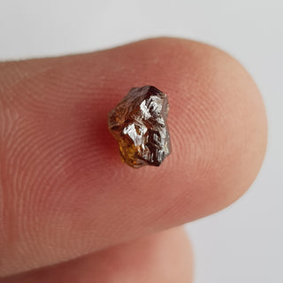 1 Piece 6.7mm/1.12CTW Natural Red/Brown Raw Rough Diamond Loose, Conflict Free Earth Mined Uncut Diamond Jewelry, DDS765/18