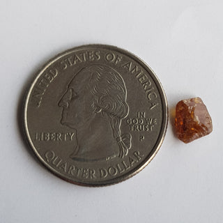 1 Piece 6.8mm/1.42CTW Natural Red/Brown Raw Rough Diamond Loose Conflict Free Earth Mined Uncut Diamond Jewelry