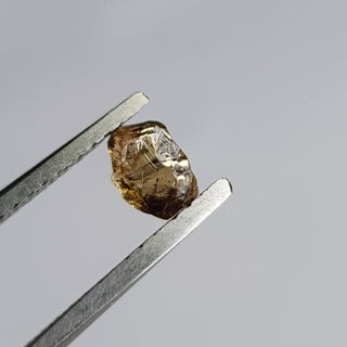 1 Piece 5.2mm/0.37CTW Clear Cognac Champagne Brown Natural Rough Diamond Loose, Sparkly Conflict Free Rough Raw Diamond Jewelry, DDS765/25