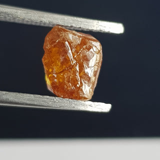 1 Piece 6.8mm/1.42CTW Natural Red/Brown Raw Rough Diamond Loose Conflict Free Earth Mined Uncut Diamond Jewelry
