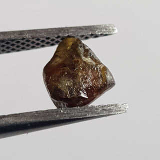 1 Piece 6.8mm/1.10CTW Cognac Champagne Brown Natural Rough Diamond Loose, Sparkly Conflict Free Raw Uncut Diamond Jewelry, DDS765/14