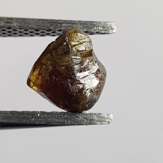 1 Piece 6.8mm/1.10CTW Cognac Champagne Brown Natural Rough Diamond Loose, Sparkly Conflict Free Raw Uncut Diamond Jewelry, DDS765/14