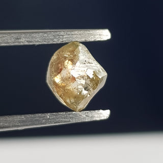 6.5mm/1.19CTW Clear Cognac Champagne Brown Green Natural Rough Diamond Loose, Sparkly Conflict Free Rough Raw Diamond Jewelry, DDS765/19