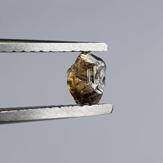 1 Piece 5.2mm/0.37CTW Clear Cognac Champagne Brown Natural Rough Diamond Loose, Sparkly Conflict Free Rough Raw Diamond Jewelry, DDS765/25