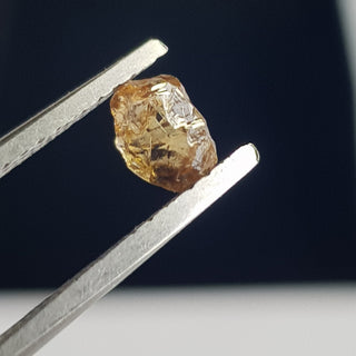 1 Piece 5.2mm/0.37CTW Clear Cognac Champagne Brown Natural Rough Diamond Loose, Sparkly Conflict Free Rough Raw Diamond Jewelry, DDS765/25