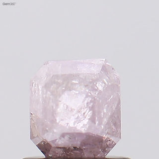 0.80CTW/5mm Clear Natural Pink Emerald Cut Diamond Loose, Faceted Natural Certified Non Treated Pink Diamond For Jewelry, DDS766/2