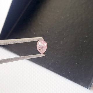 0.213CTW/4.4mm Clear Natural Pink Pear Shaped Faceted Diamond Loose, Certified Non Treated Natural Pink Diamond For Ring, DDS754/10