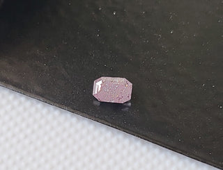 0.26CTW/4mm Clear Natural Pink Emerald Cut Faceted Rose Cut Diamond Loose, Certified Non Treated Natural Pink Diamond For Jewelry, DDS754/24