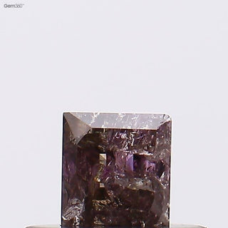 0.30CTW/3.6mm Natural Pink Purple Princess Cut Shaped Rose Cut Loose Diamond, Certified Non Treated Pink Diamond Loose For Ring, DDS761/12