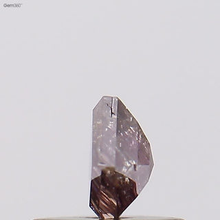 0.29CTW/4.9mm Natural Pink Purple Fancy Shield Shaped Rose Cut Loose Diamond, Certified Non Treated Pink Diamond Loose for Ring, DDS761/22