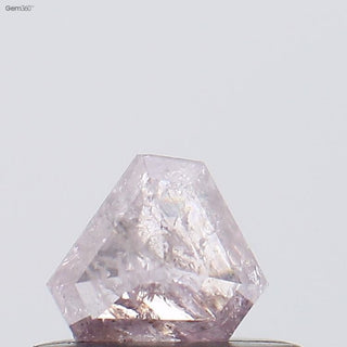 0.29CTW/4.5mm Clear Natural Pink Purple Fancy Shield Shaped Rose Cut Diamond Loose, Faceted Natural Pink Diamond For Ring, DDS766/7