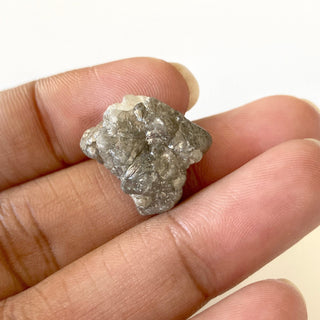 15.30CTW OOAK 18mm Natural Grey Conflict Free Earth Mined Rough Raw Uncut Diamond, Natural Raw Rough Loose Diamond For Jewelry, DDS656/16