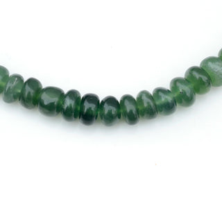 Natural Green Serpentine Rondelle Beads, Serpentine Smooth Rondelle Beads, 8-9mm/10-11mm Loose Serpentine Beads, 15 Inch Strand, GDS1898