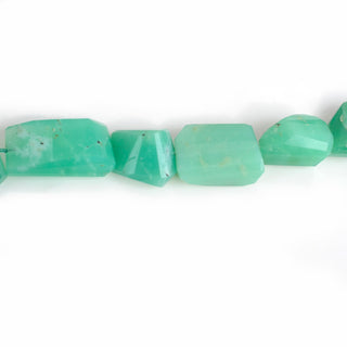 Natural Chrysoprase Faceted Tumble Beads, 9-20mm/13-20mm Chrysoprase Gemstone Beads, Sold As 5 Inch/10 Inch Strand, GDS1958