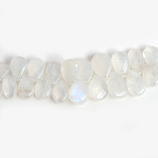 Natural Rainbow Moonstone Smooth Pear Briolette Beads, 6-11mm/6-13mm Rainbow Moonstone Beads, Sold As 8 Inch Strand, GDS1956