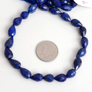 Lapis Lazuli Straight Drill Teardrop Faceted Beads, 11-15mm/13-16mm/14-18mm Lapis Lazuli Beads, 5Inch/10 Inch Strand, GDS1964