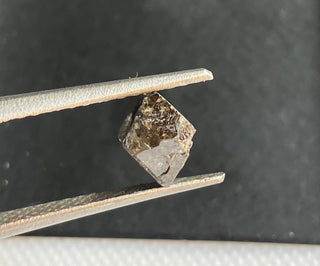 1.91CTW/7.4mm Natural Brown Rough Raw Octahedron Diamond Loose Conflict Free Earth Mined Diamond Crystal For Pendant Ring, DDS774/15