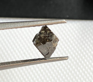 1.91CTW/7.4mm Natural Brown Rough Raw Octahedron Diamond Loose Conflict Free Earth Mined Diamond Crystal For Pendant Ring, DDS774/15