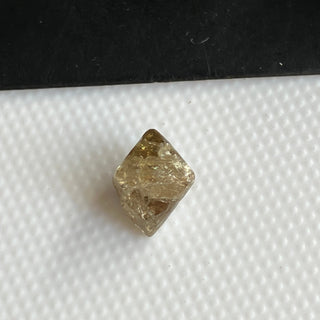 1.45CTW/7.5mm Natural Champagne Brown Rough Raw Octahedron Diamond Loose Conflict Free Earth Mined Diamond Crystal, DDS774/17