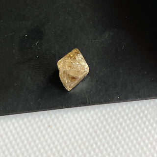 1.45CTW/7.5mm Natural Champagne Brown Rough Raw Octahedron Diamond Loose Conflict Free Earth Mined Diamond Crystal, DDS774/17