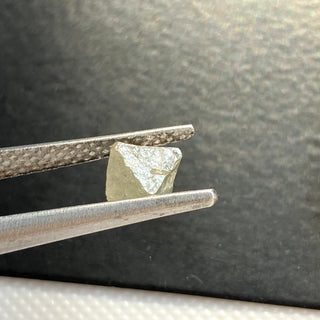 1.36CTW/7.1mm Natural Clear White Rough Raw Octahedron Diamond Loose Conflict Free Earth Mined Diamond Crystal For Pendant Ring, DDS774/11