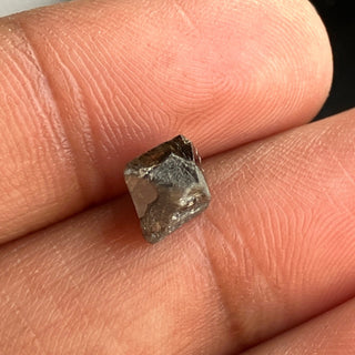 1.91CTW/7.4mm Natural Brown Rough Raw Octahedron Diamond Loose Conflict Free Earth Mined Diamond Crystal For Pendant Ring, DDS774/15