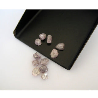 1 Piece 4mm Each Pink Diamond Loose, Natural Rough Raw Loose Diamond For Making Jewelry